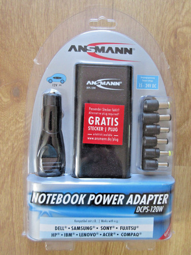 Ansmann 120w notebook - 120w, notebook-netzteil