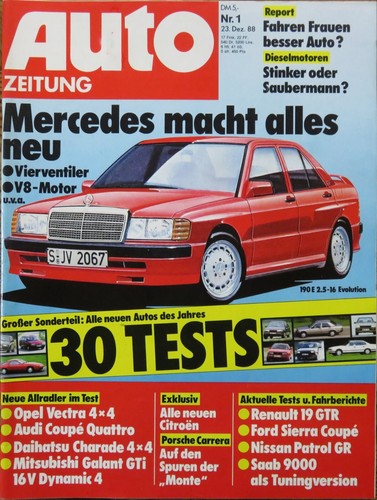 Auto zeitung 89 - auto, 01/89